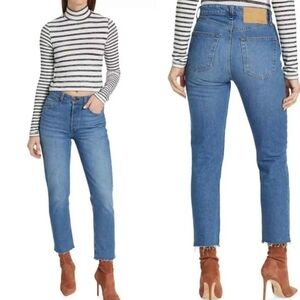 Rag & Bone Nina High-Rise Ankle Cigarette Jeans